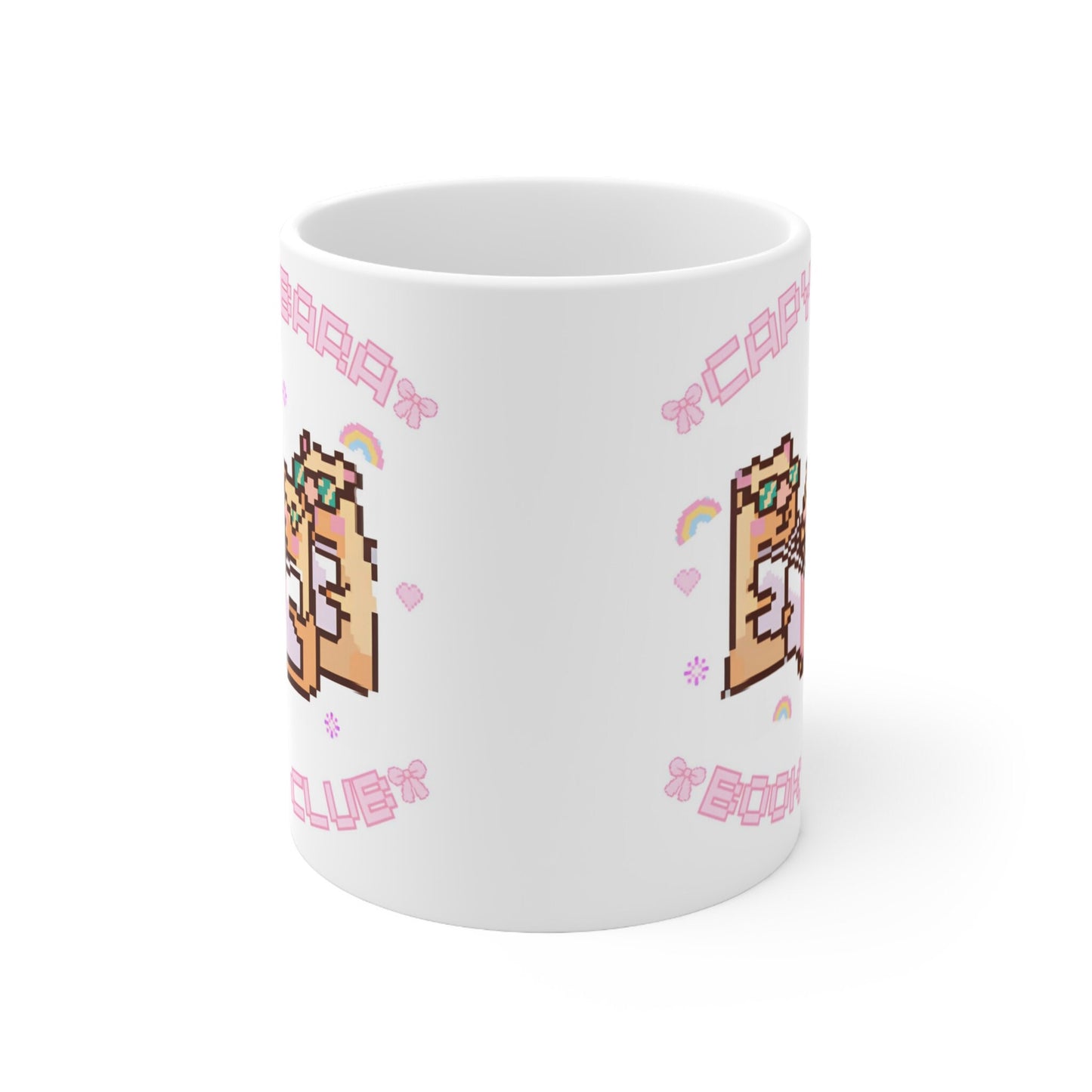 Capybara Book Club Mug