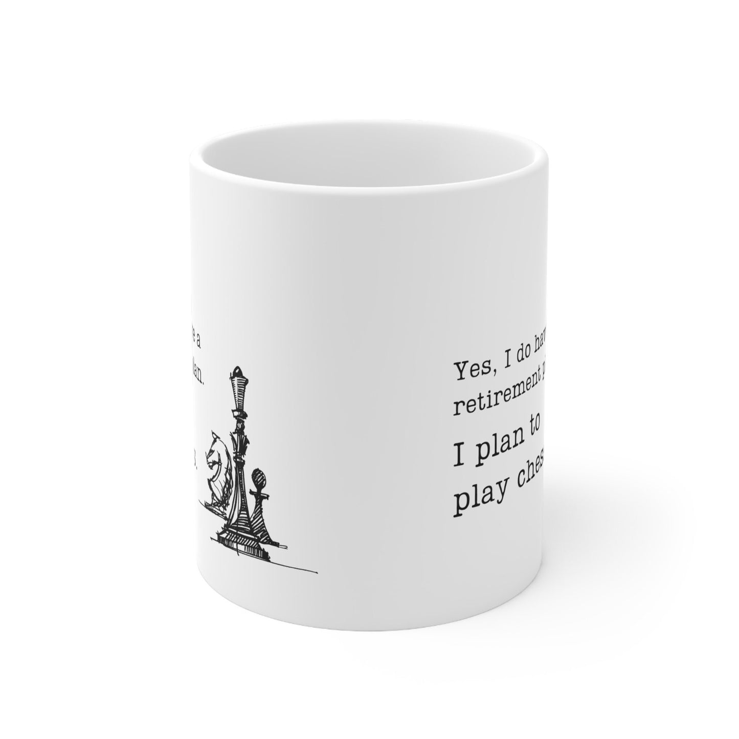 Chess Player Themed 11oz Ceramic Mug