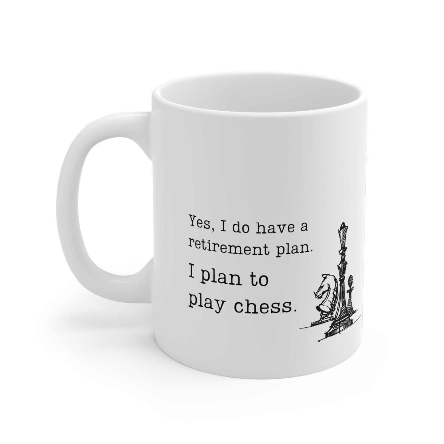 Chess Player Themed 11oz Ceramic Mug