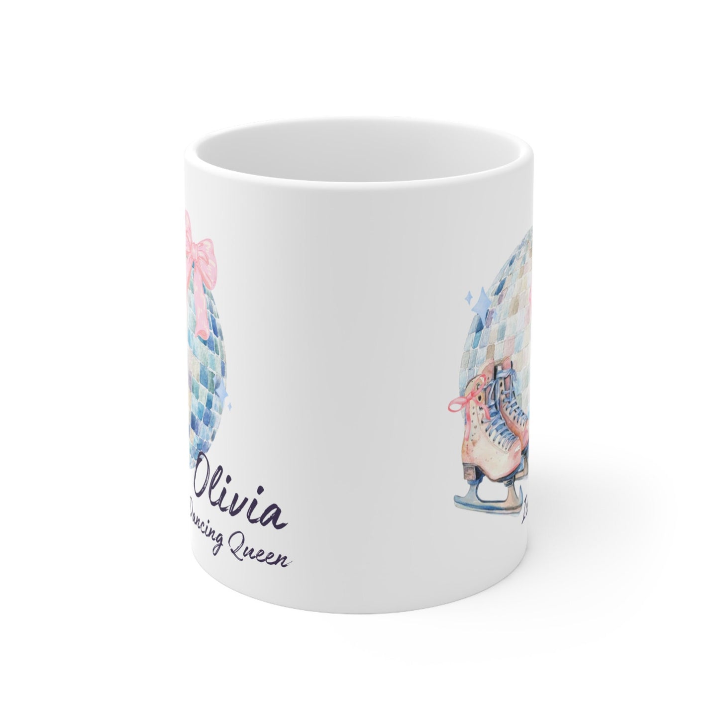 Personalized Name Ice Dancing Queen Mug