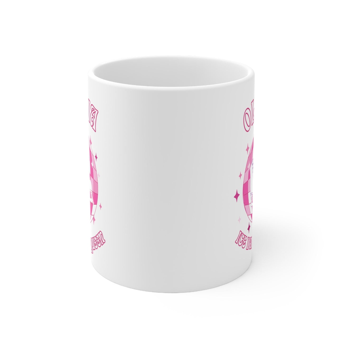 Personalized Named Disco Ice Dancing Queen Mug