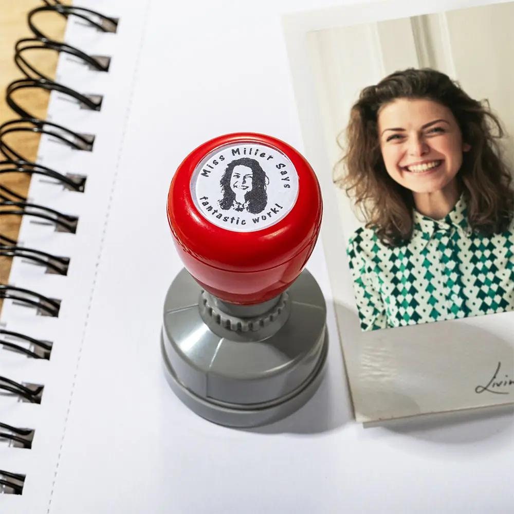 Custom Portrait Teacher Stamp