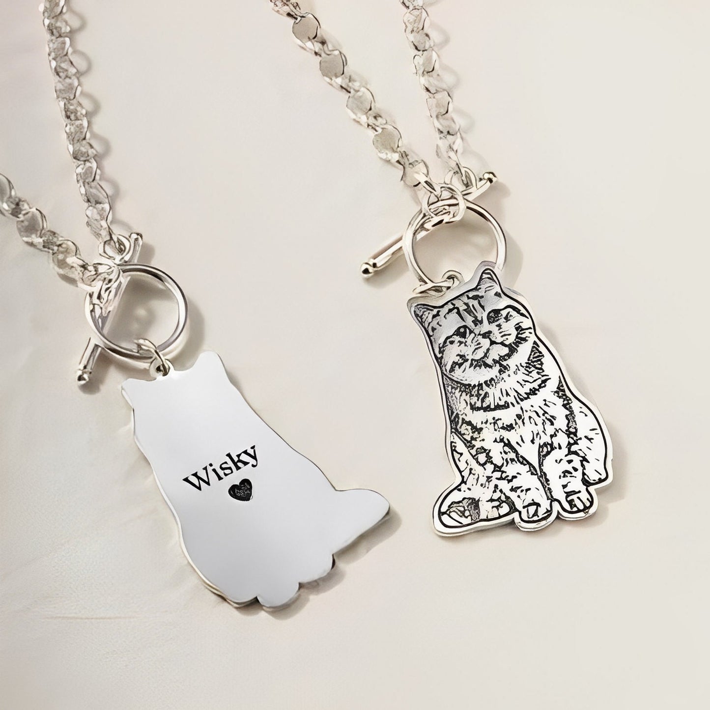 Custom Pet Portrait Bracelet with Custom Engraving