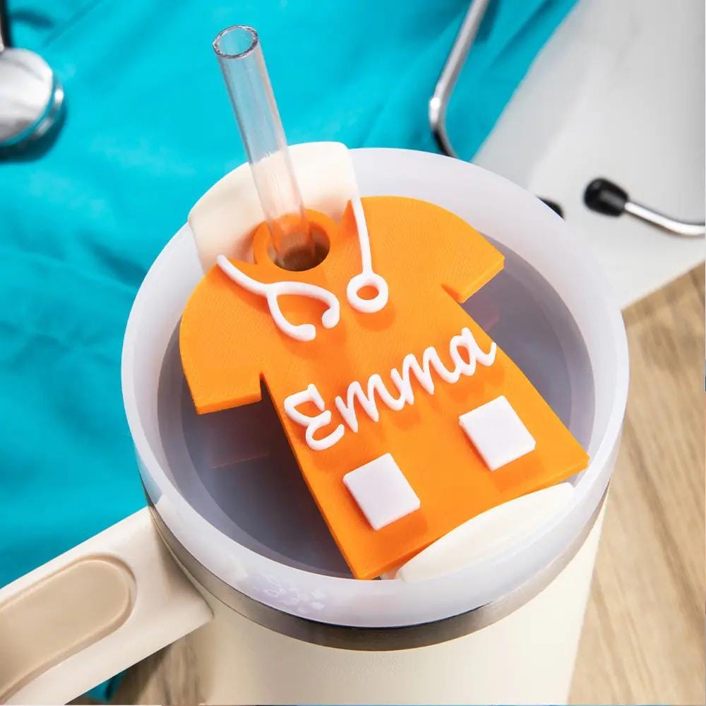 Personalized Name Medical Field Tumbler Topper