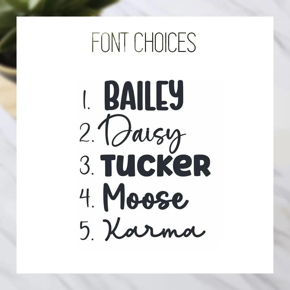 Custom Name Dog Bone Crate Sign