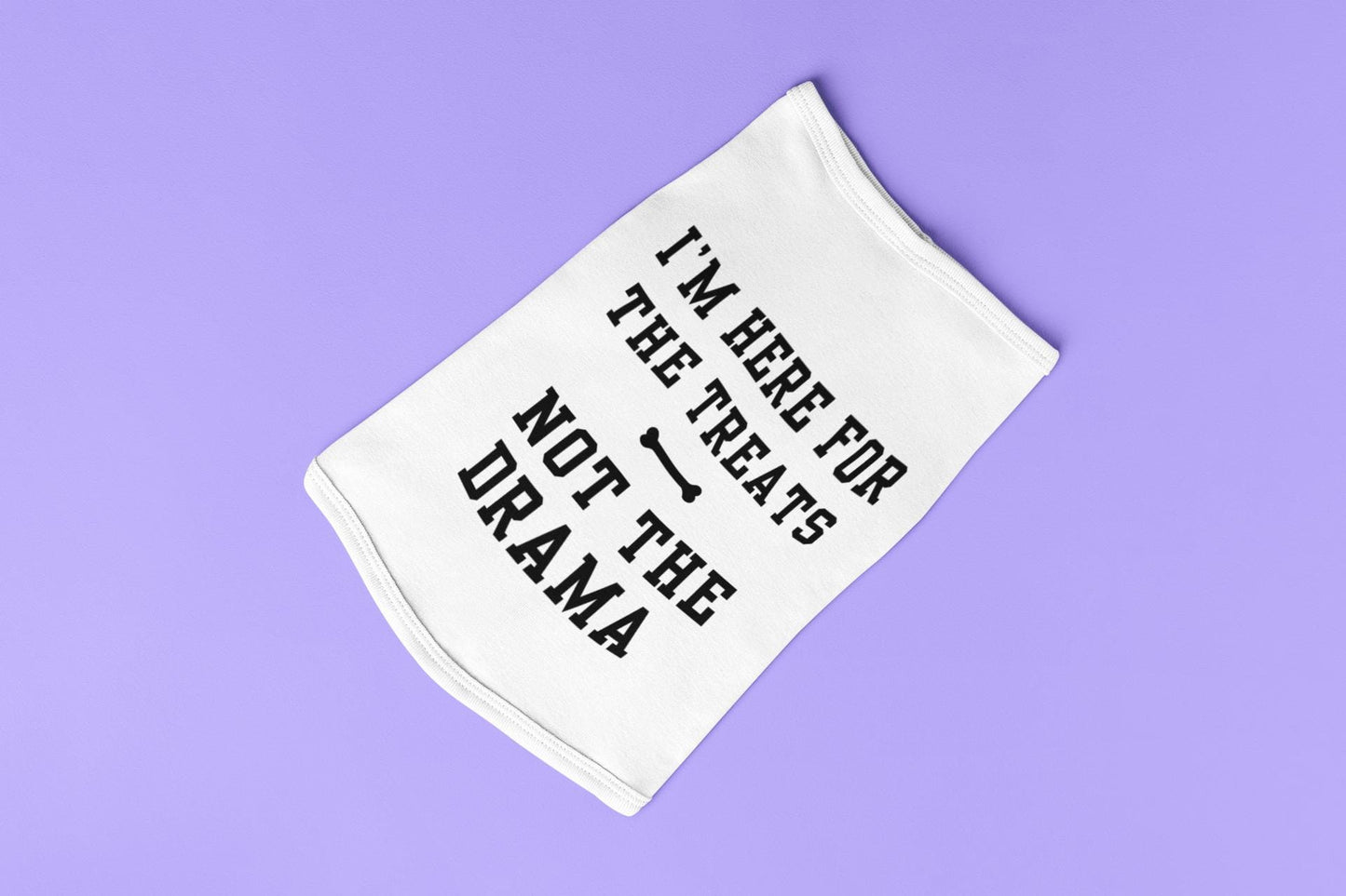 ¨I'm Here for the Treats not the Drama¨ Funny Dog T-Shirt