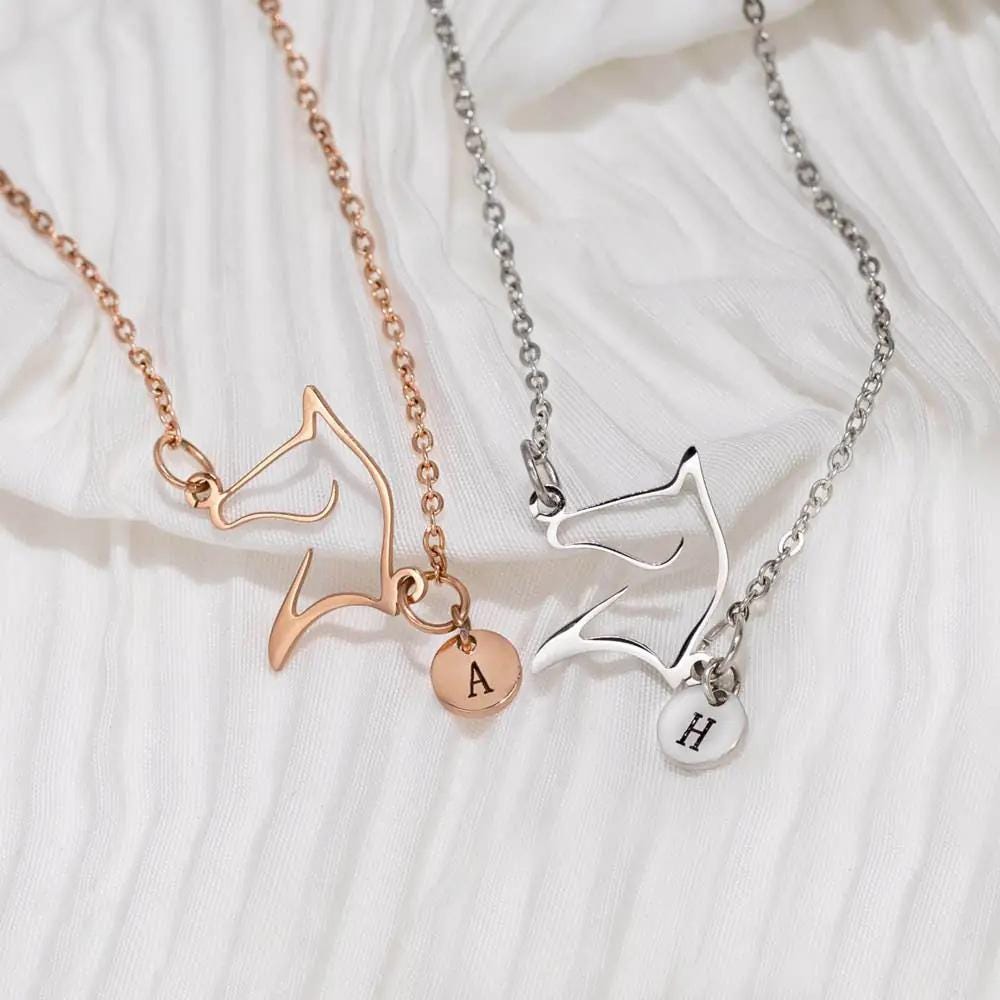 Custom Initial Horse Silhouette Bracelet