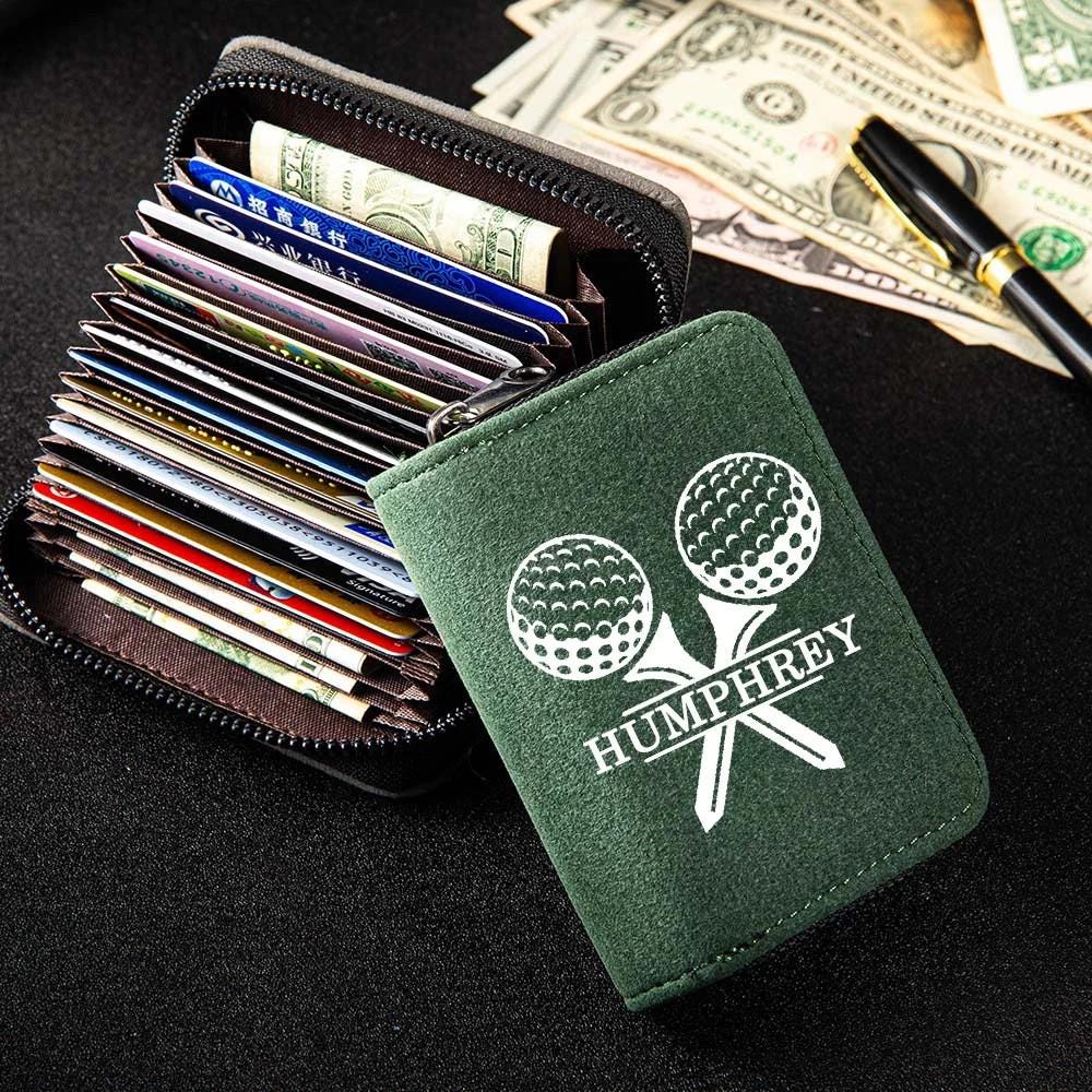 Personalized Name Men's Golf Wallet