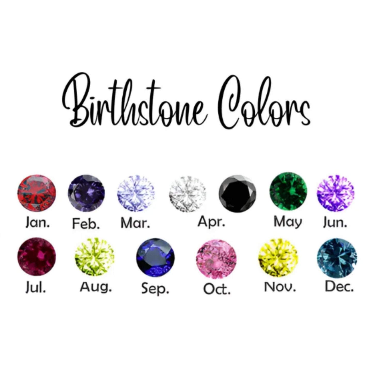 Personalized Lucky Unicorn Necklace with Birthstone