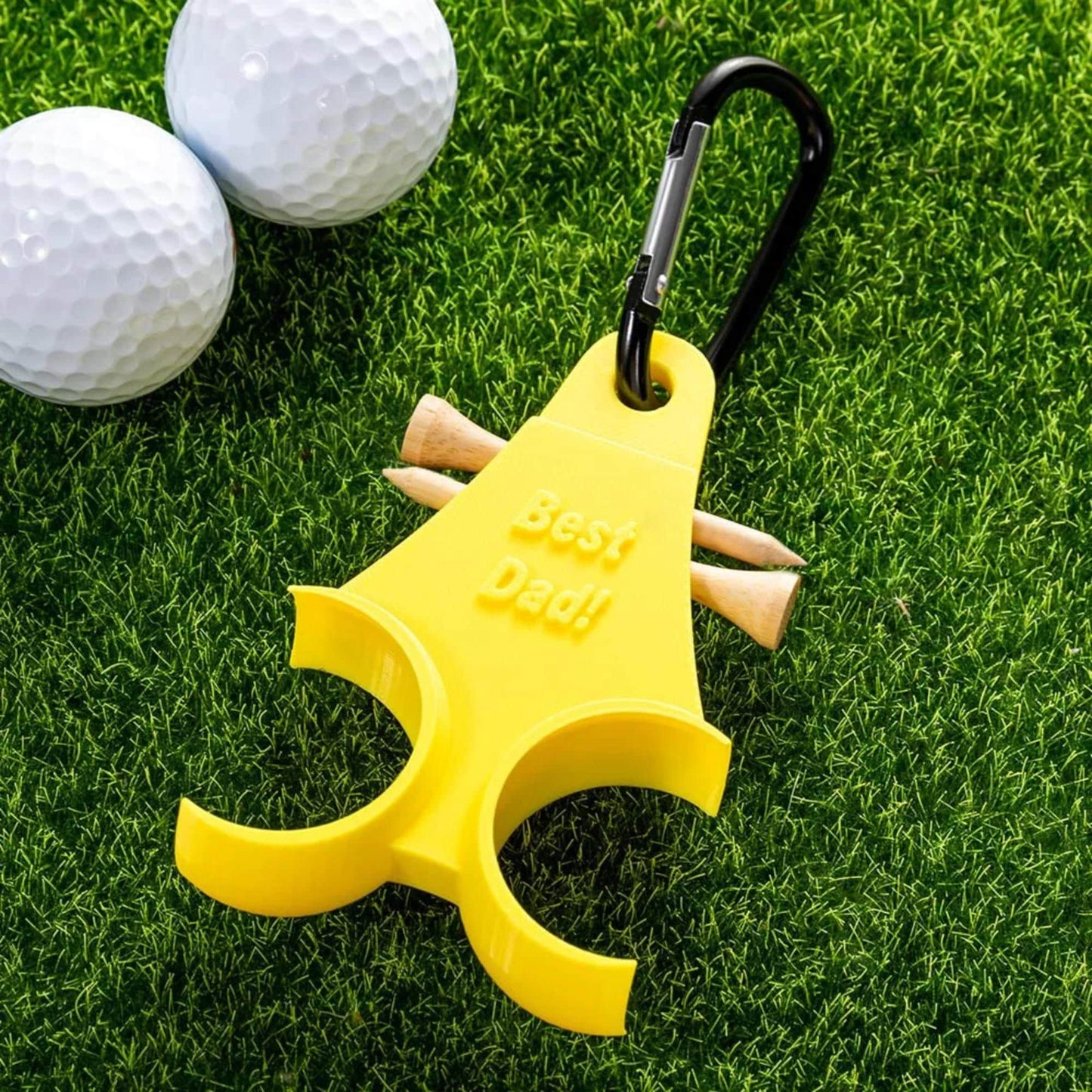 Personalized 3D Printed Golf Ball & Tees Holder