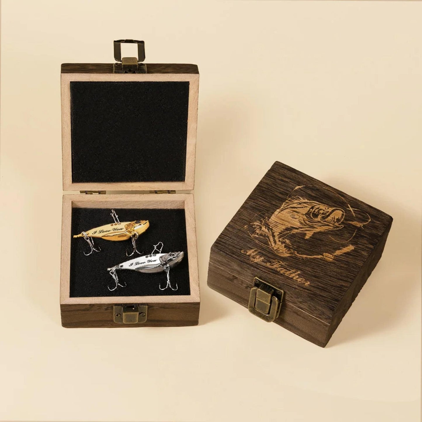 Bionic Fish Shape Metal Fishing Lures Set