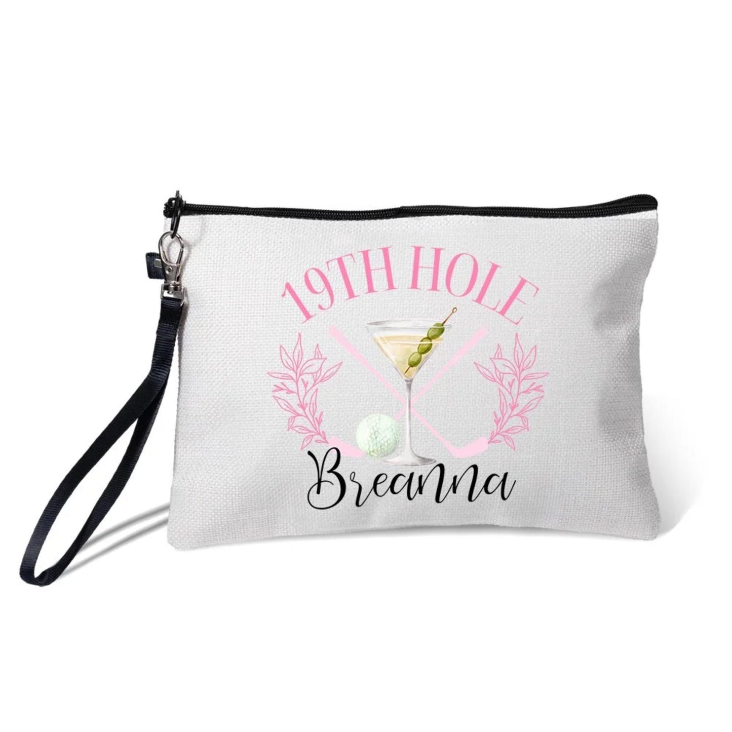 Personalized Golf Girly Cosmetic Bag