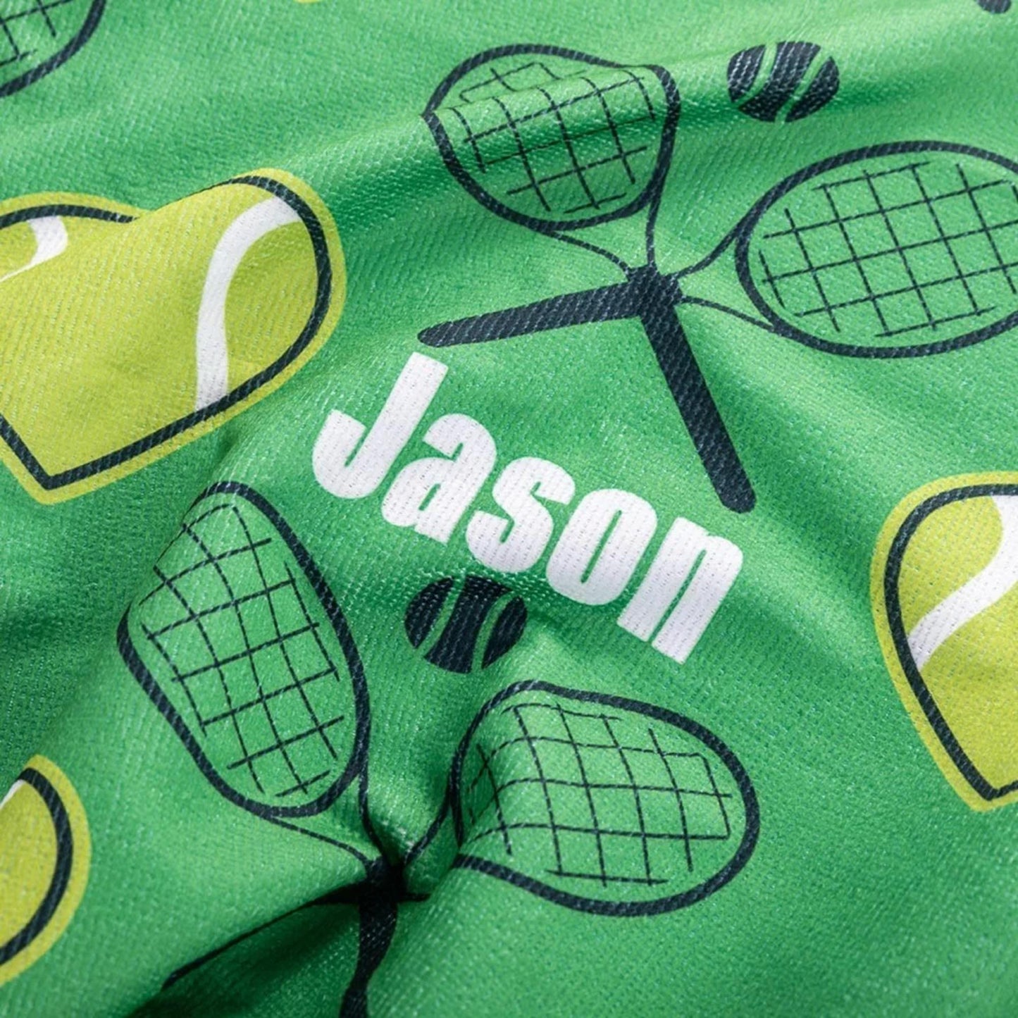 Personalized Microfiber Tennis Towel with Name