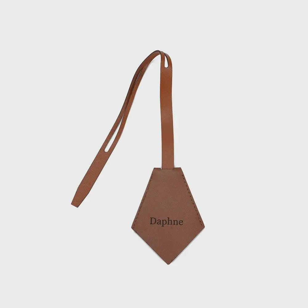 Personalized Pet Photo Leather Bag Tag