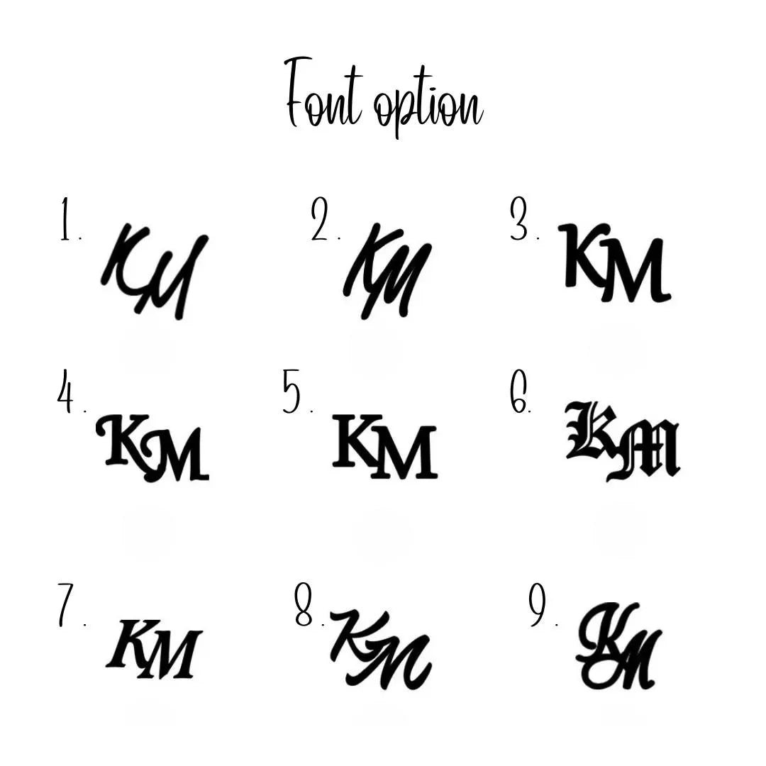 Custom Guitar Lapel Pin with Initials