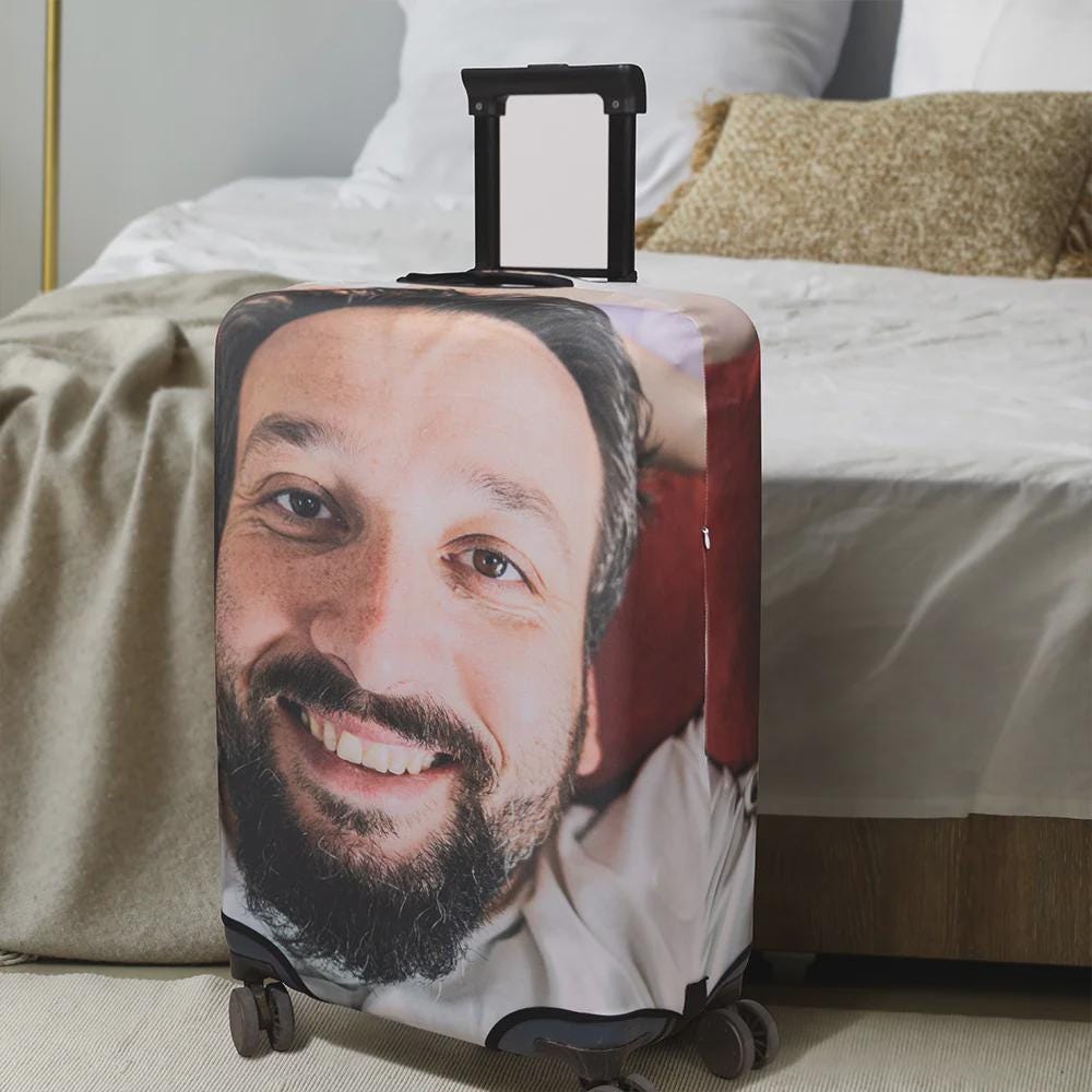 Custom Face Luggage Cover