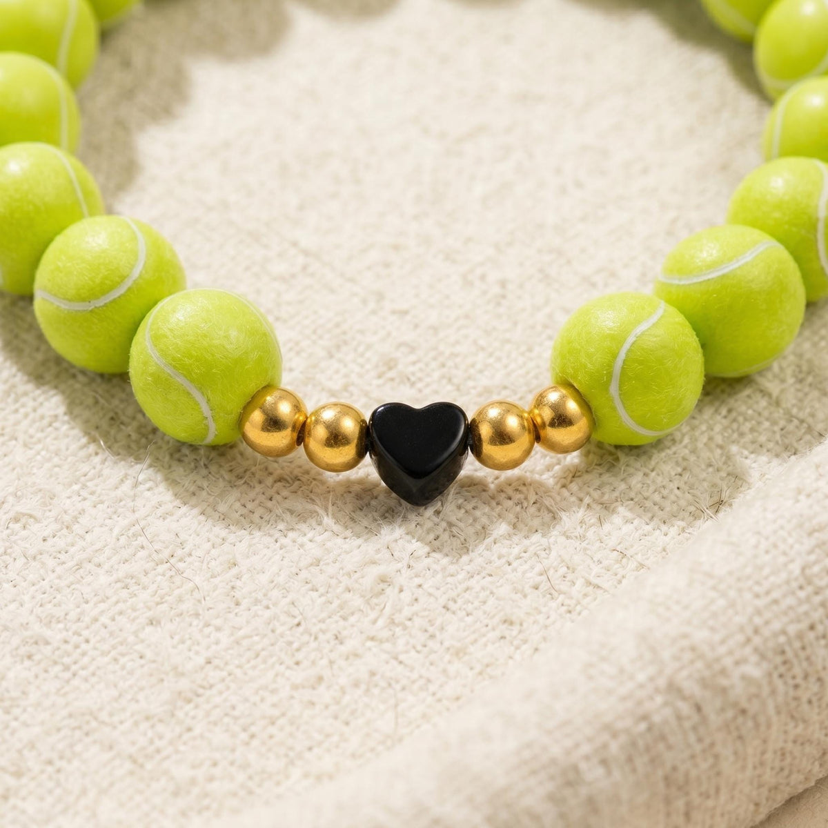Set of 3 Personalized Tennis Ball Bracelets