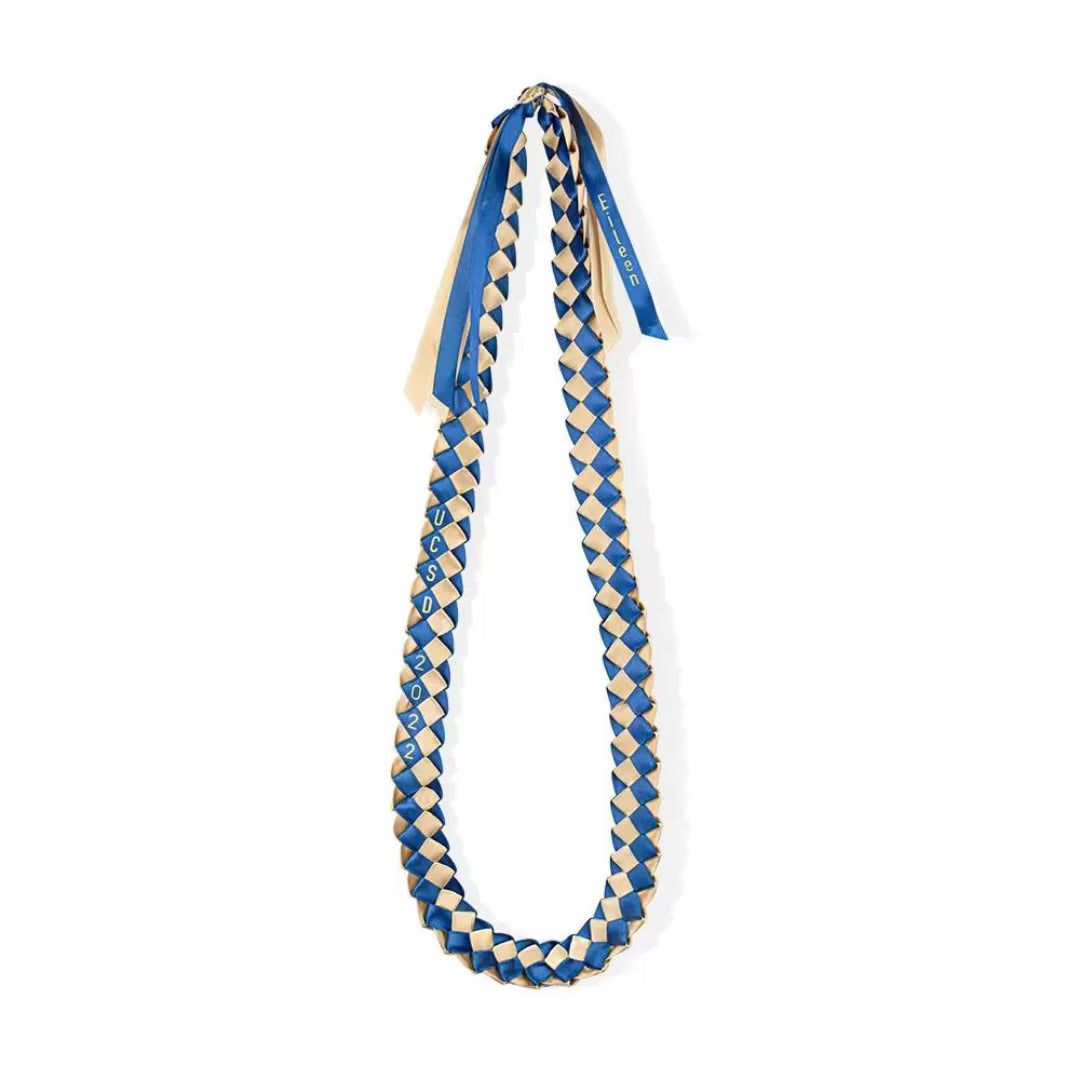 Graduation Honor Ribbon Lei with Custom Name