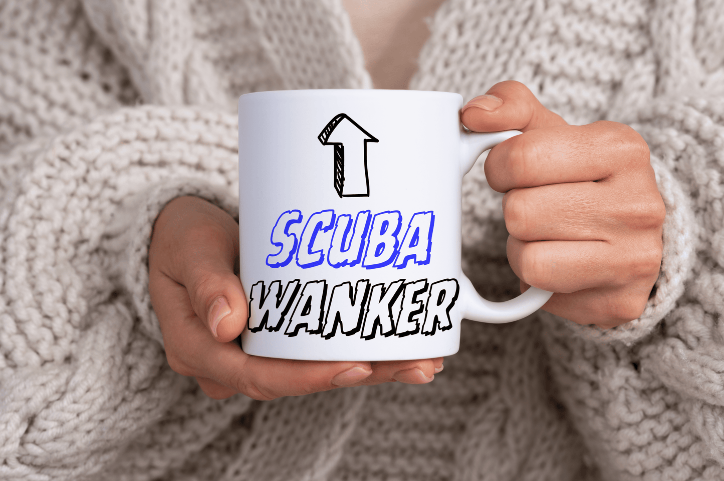 Scuba Wanker Quote 11oz Ceramic Mug