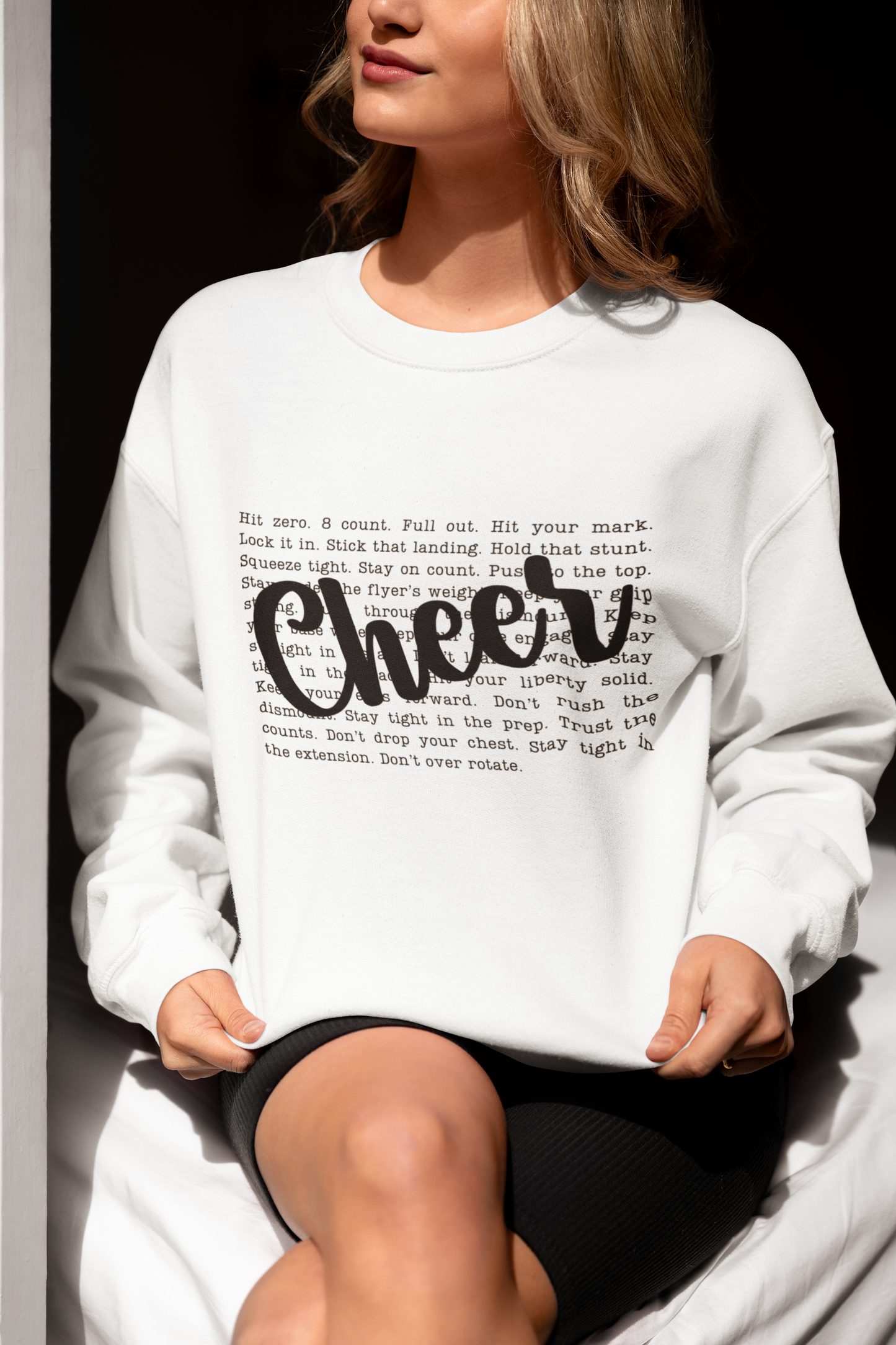 Cheer Motivation Sweatshirt and T-Shirt