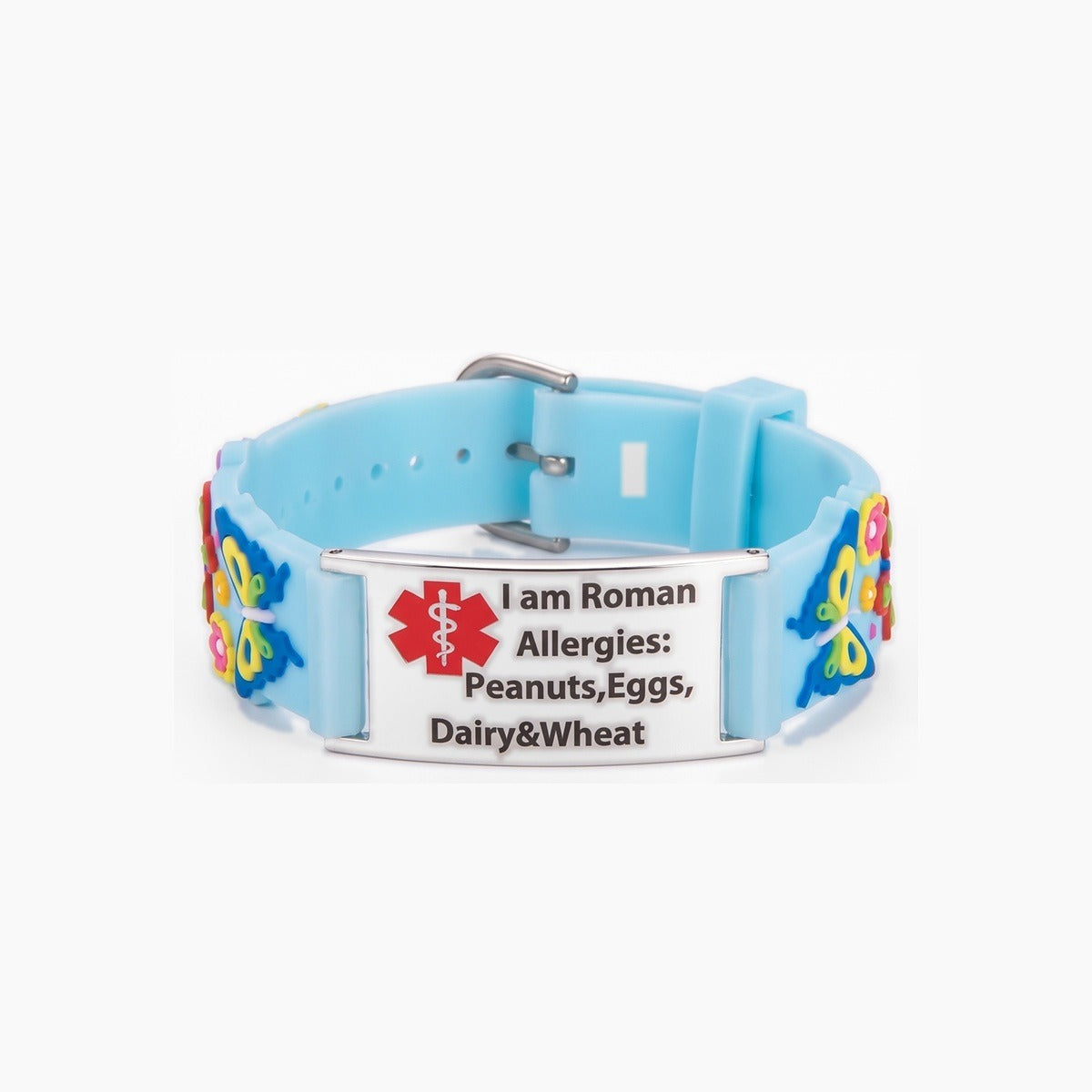cartoon medical alert id bracelet for kids