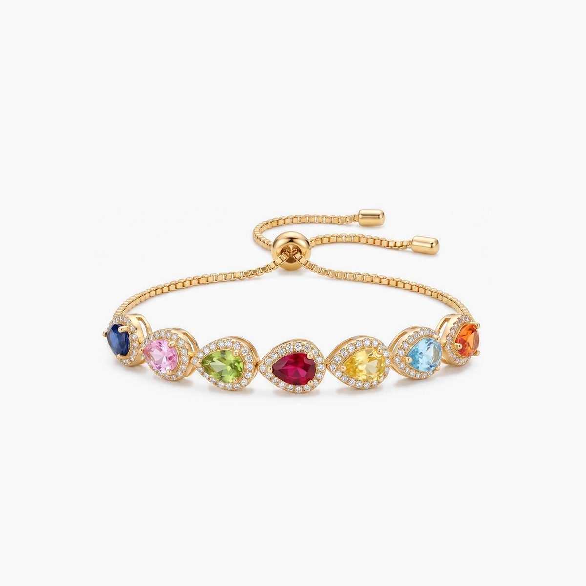 adjustable dropshaped bracelet