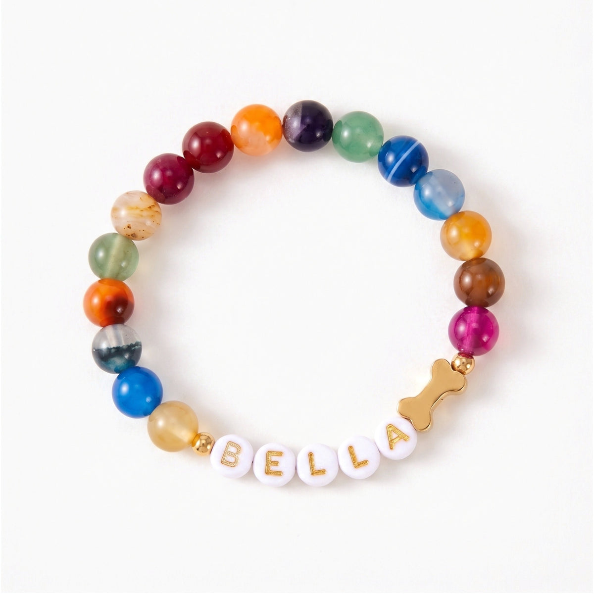 pet name friendship beaded bracelet