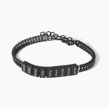 custom dad bracelet with 1 12 kids names