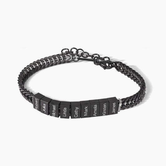 custom dad bracelet with 1 12 kids names