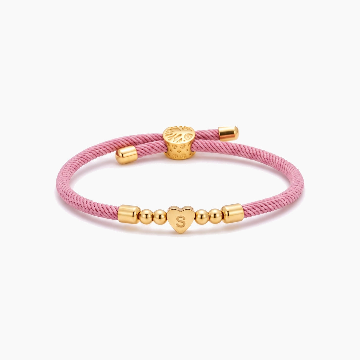 inital braded rope bracelet