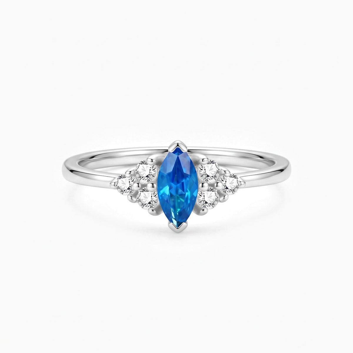 personalized marquise cut birthstone ring