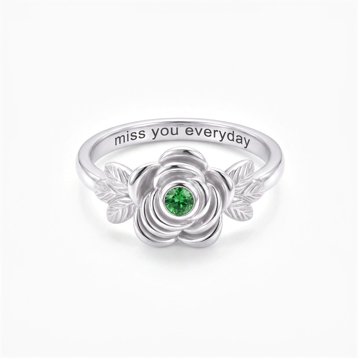 rose flower cremation urn ring