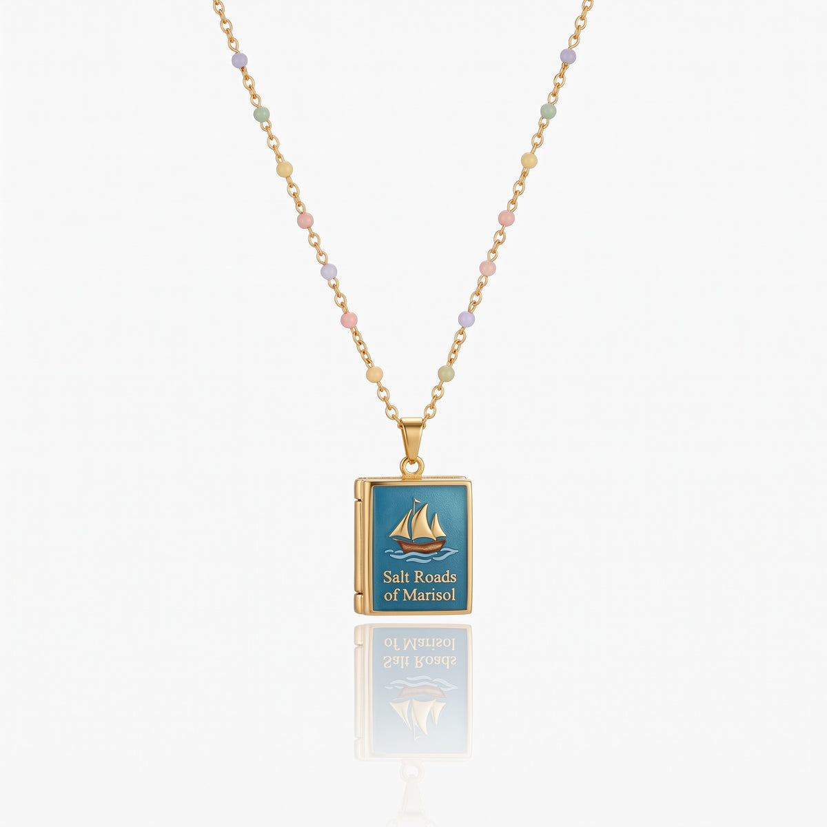 personalized book cover necklace custom book photo pendant