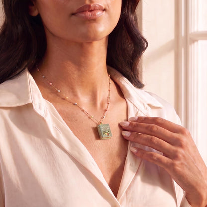 Personalized Book Cover Necklace photo 5
