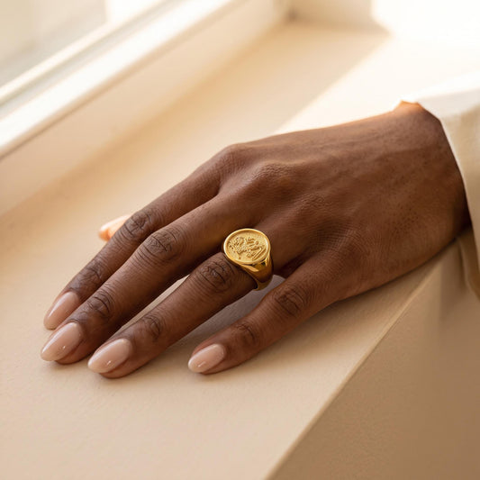 Personalized Family Signet Ring