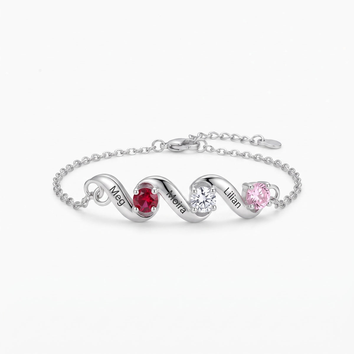birthstone family bracelet 1 6 names