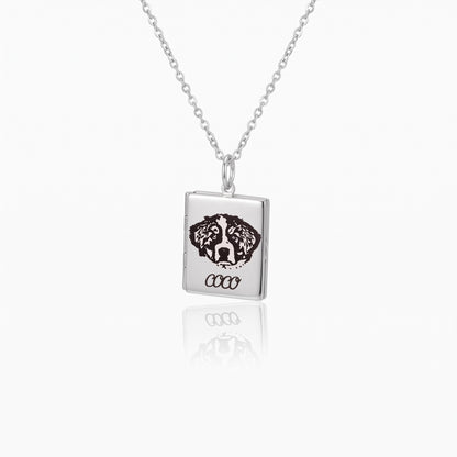 pet portrait photo book locket