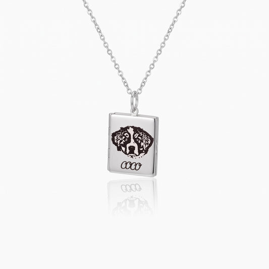 pet portrait photo book locket
