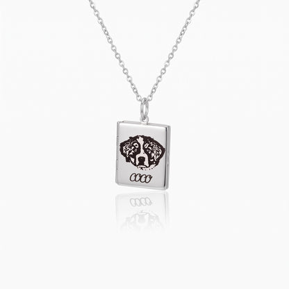 pet portrait photo book locket