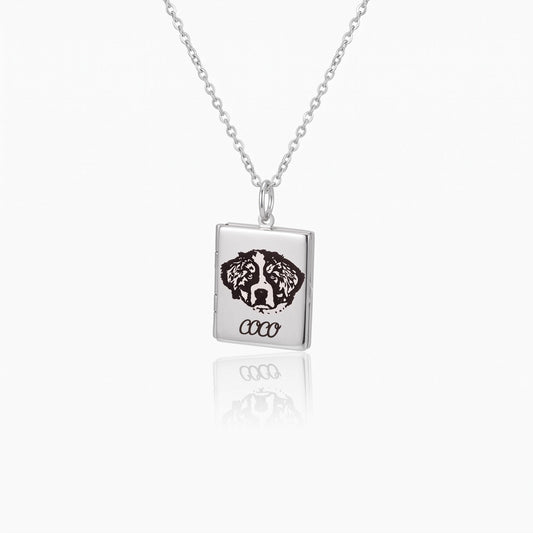 pet portrait photo book locket