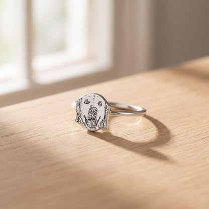 Personalized Pet Portrait Ring