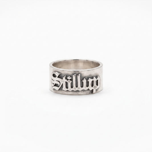 custom name gothic ring old