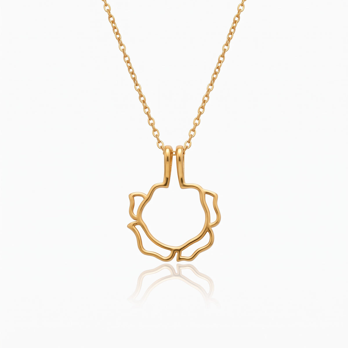 personalized rose flower ring holder necklace