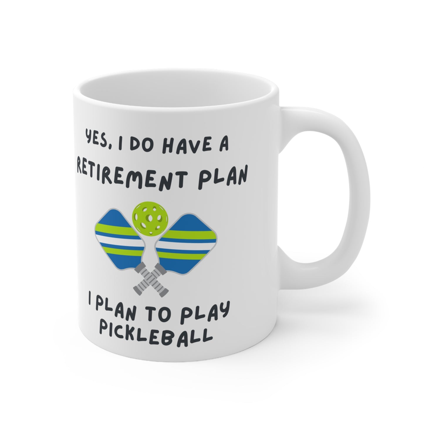 Funny Pickleball Retirement Player Mug