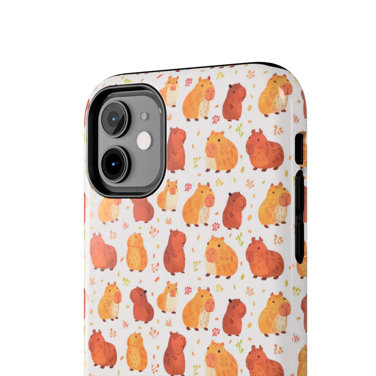 Kawaii Watercolor Capybara Phone Case