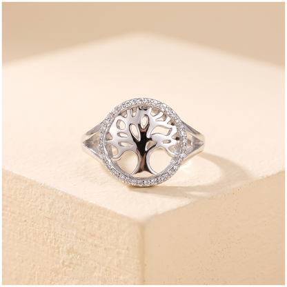 Custom Family Tree of Life Ring with Custom Inner Engraving