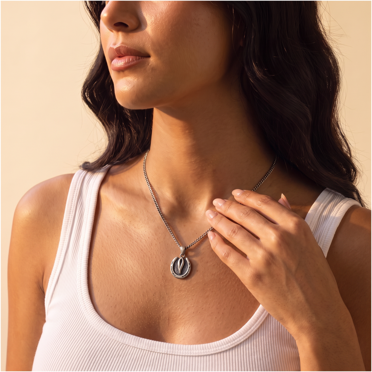 Custom Horse Hoof Pendant Necklace