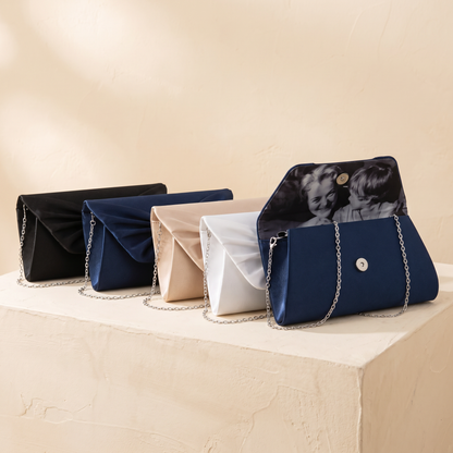 Pochette con fiocco e foto personalizzata