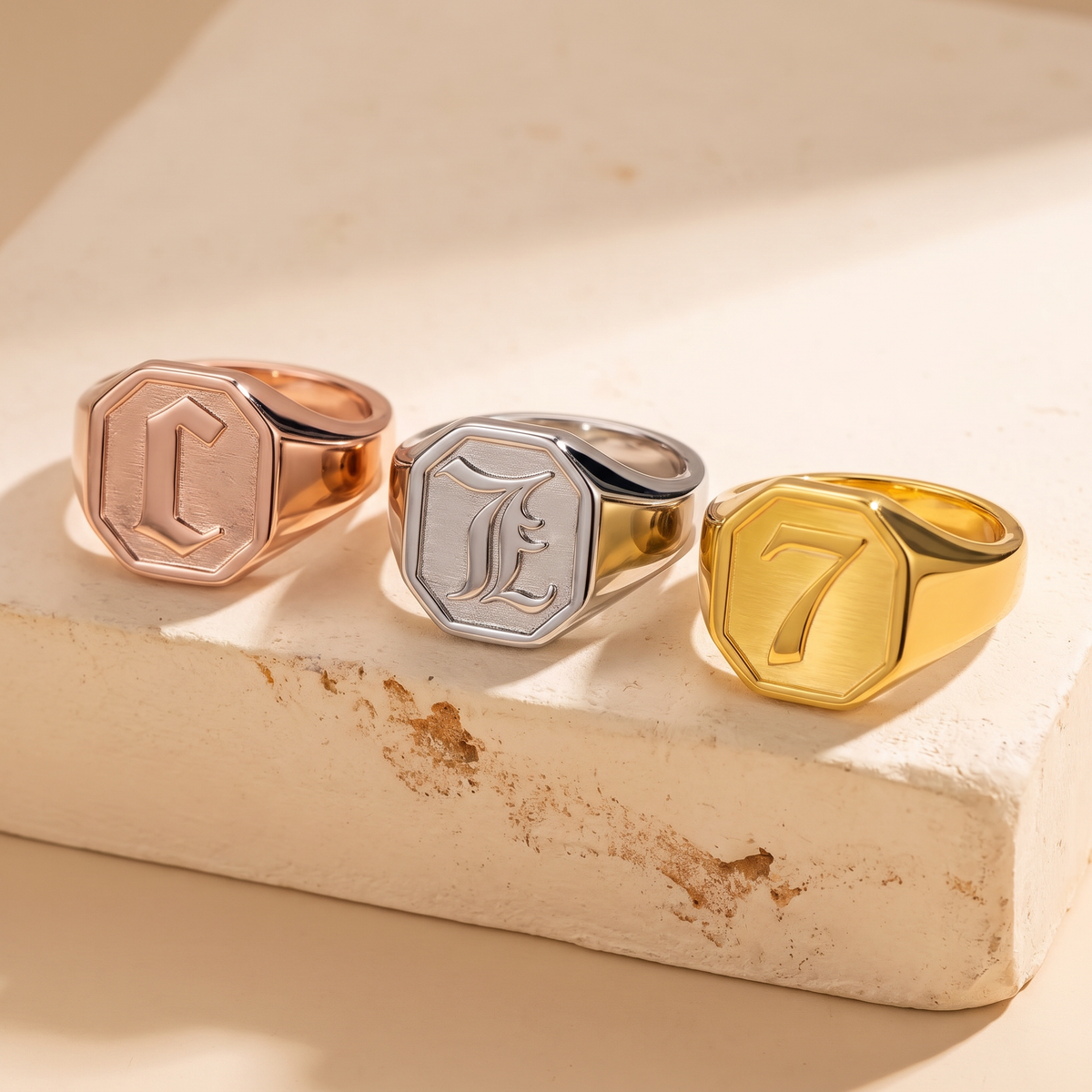 Chunky Vintage Men's Signet Ring