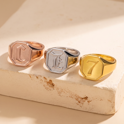 Chunky Vintage Men's Signet Ring